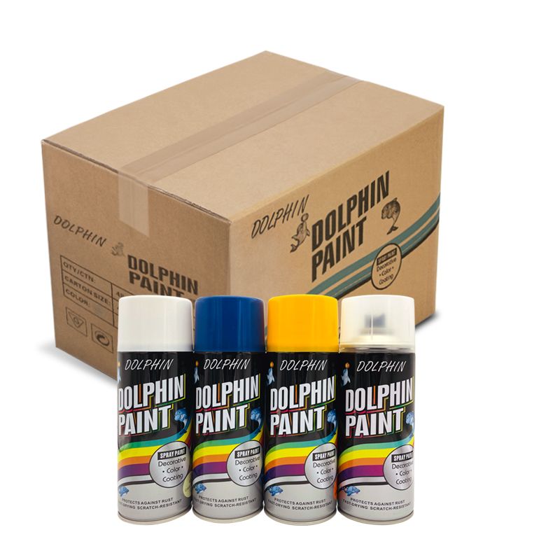 Aerosol spray maling smukke farver god vedhæftning hurtigt tør 400ml 450ml